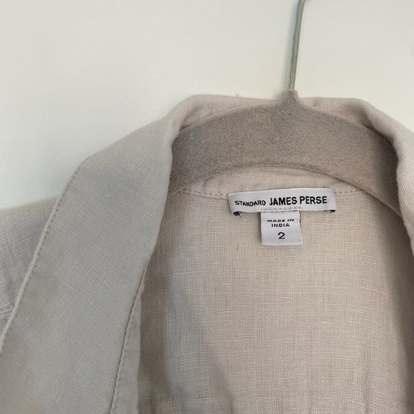 James Perse Linen Shirt Dress - Picture 2 of 2